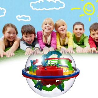 PARA* Mini 100 Levels Fantastic Intellectual Ball 3D Cubic UFO Maze with Random