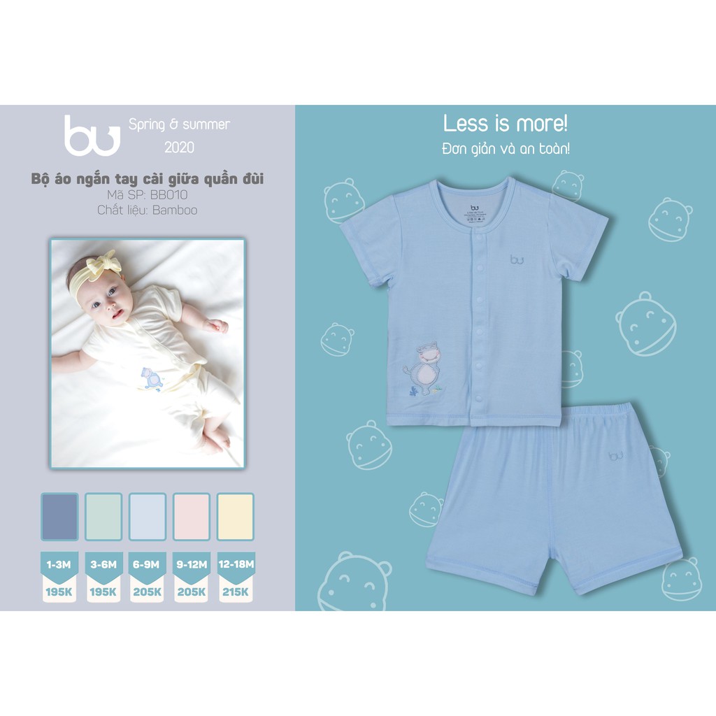 Bu - Bộ cúc giữa trơn thêu