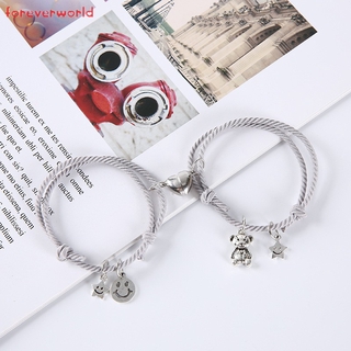 Cặp Vòng Tay Mặt Hình Phi Hành Gia Và Ngôi Sao Nhiều Kiểu Dáng Nam Châm Trái Tim Hút Nhau Cho Các Cặp Đôi