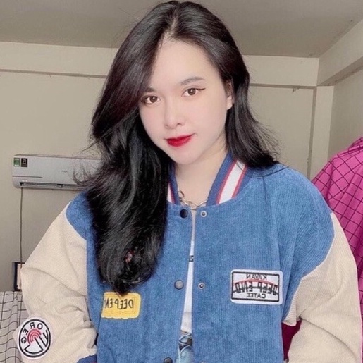 Áo Bomber/ Áo Khoác Nhung Tăm Cầu Vồng Deepend Cúc Bấm Nam Nữ - Hàng mới về