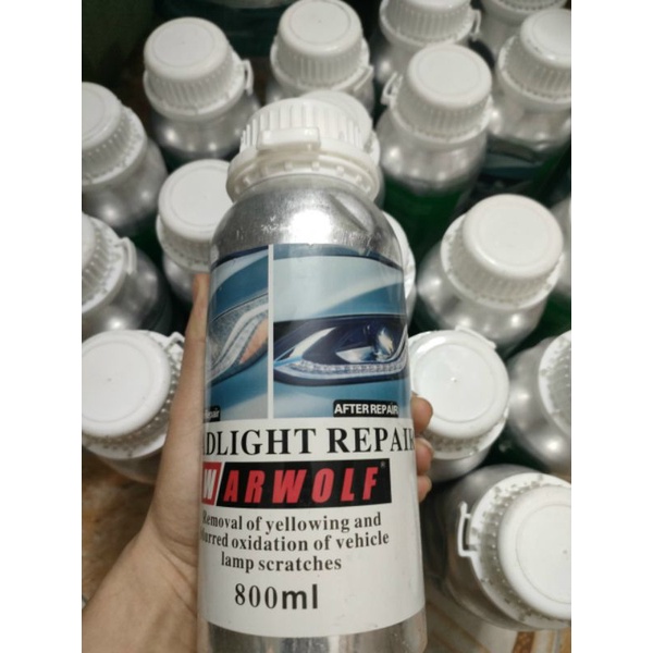 Dung dịch đánh bóng đèn pha ô tô(chai lớn 800ml)