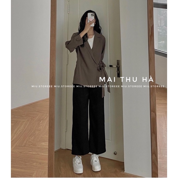 [ẢNH THẬT] ÁO VEST BUỘC ĐAI NƠ CHÉO | BigBuy360 - bigbuy360.vn