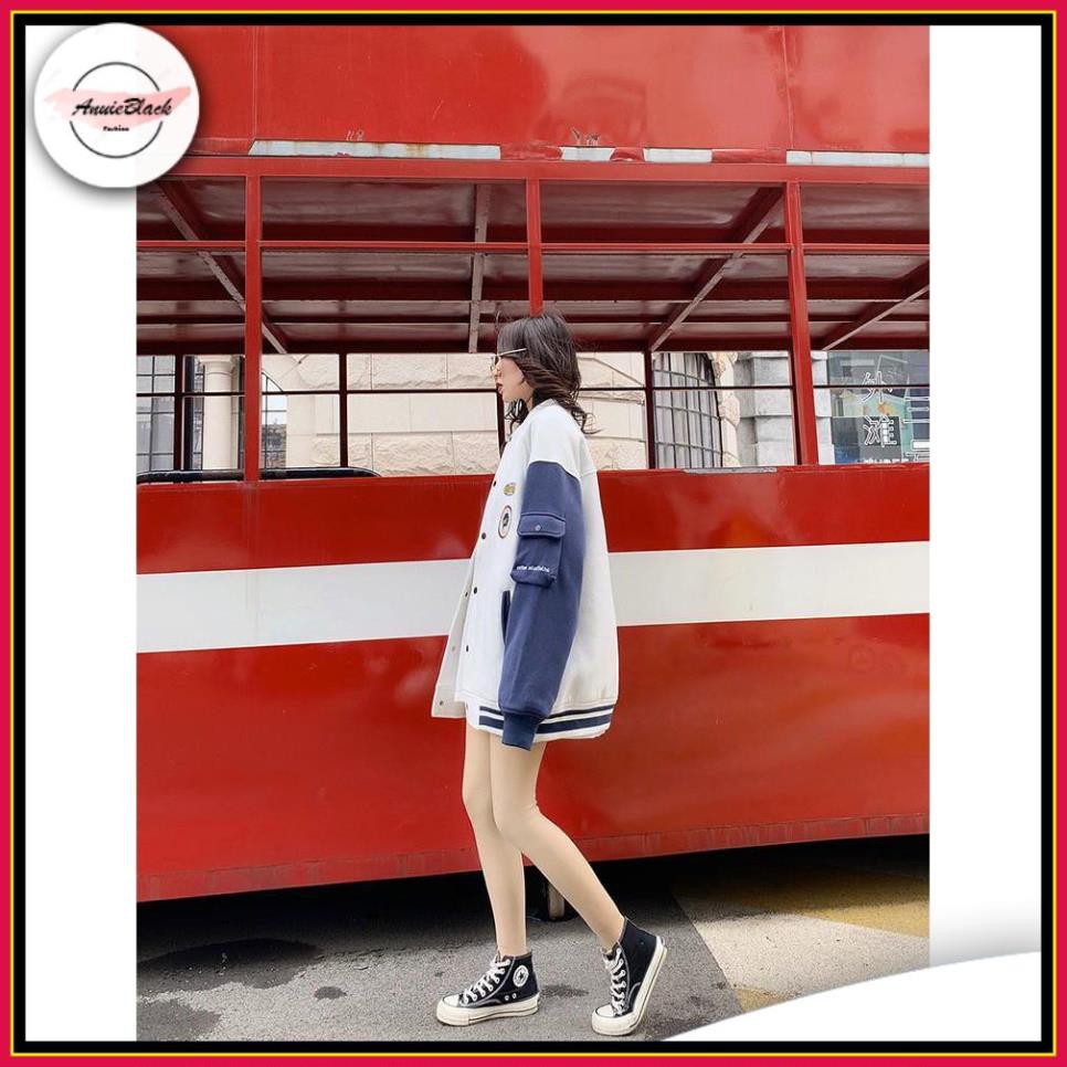 [Mã  ANUI20 hoàn 20k xu đơn 0đ] Áo Bomber Nỉ Cattee Dáng Rộng Nam Nữ 🦋 Áo Khoác Tay Phối Túi Hộp Tay Unisex 🦋 AB | BigBuy360 - bigbuy360.vn