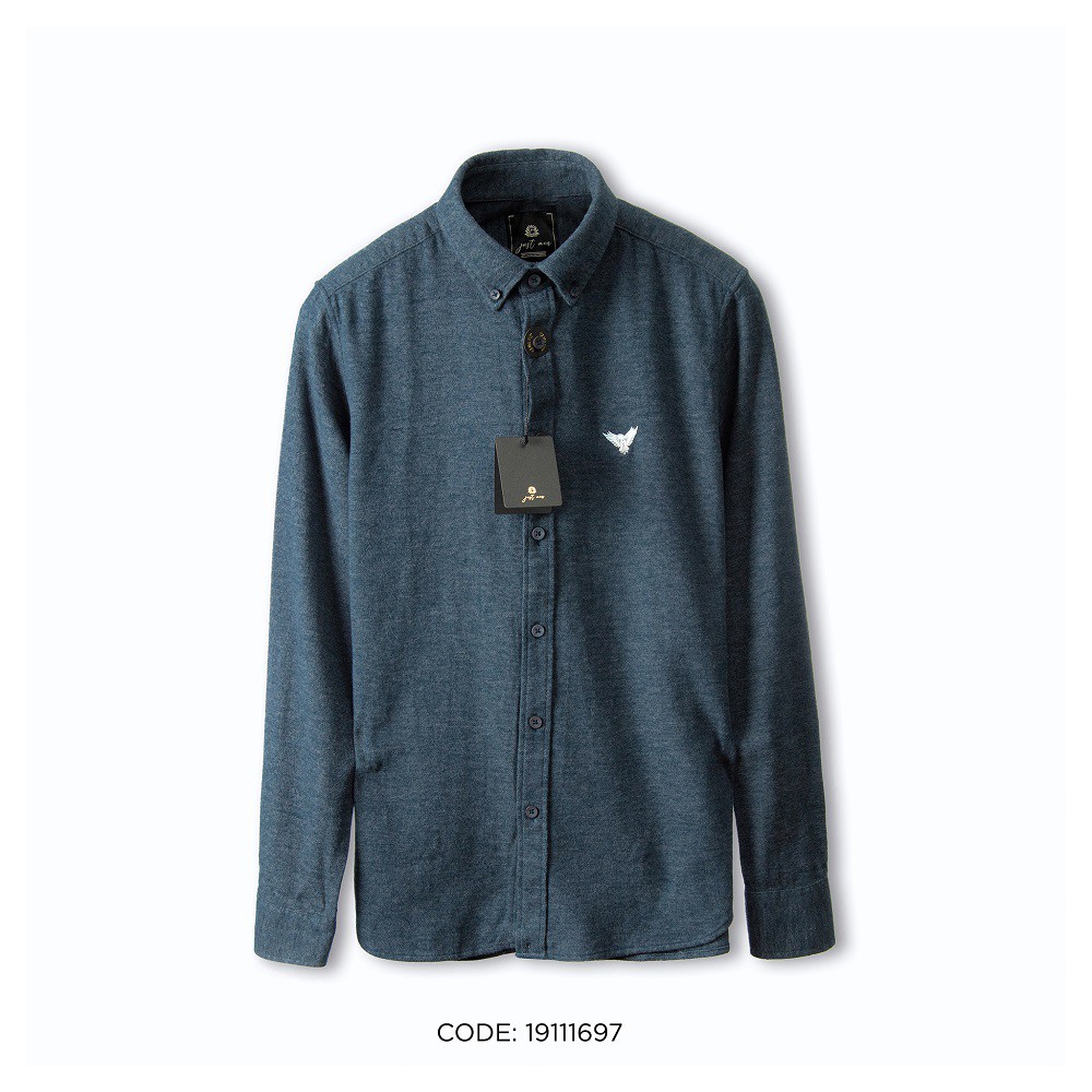 Áo Sơ Mi Nam Just Men Trơn Tay Dài | BigBuy360 - bigbuy360.vn