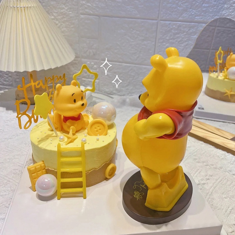 Phụ Kiện Trang Trí Bánh Kem Sinh Nhật Hình Hoạt Hình Dễ Thương Thẻ