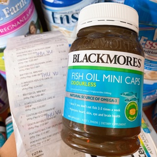 Omeg3 blackmores hàng xách đủ bill