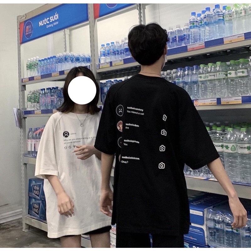 Áo phông Sadboiz Sadtagram Nam Nữ Form Rộng Unisex Chất Đẹp - Áo Thun Satboy Hai Màu, satboy, sadboi, sadboy, saidboiz | BigBuy360 - bigbuy360.vn