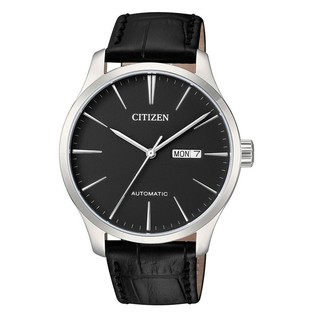 Đồng hồ nam citizen dây da nh8350-08e - mặt đen