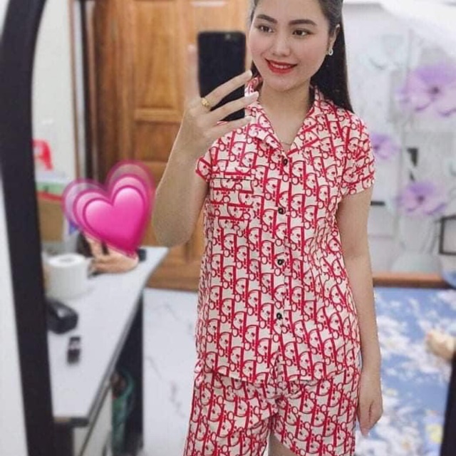 Combo 3 Bộ pizama cộc tay, quần lửng HT