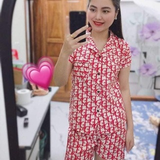 Combo 3 Bộ pizama cộc tay, quần lửng HT