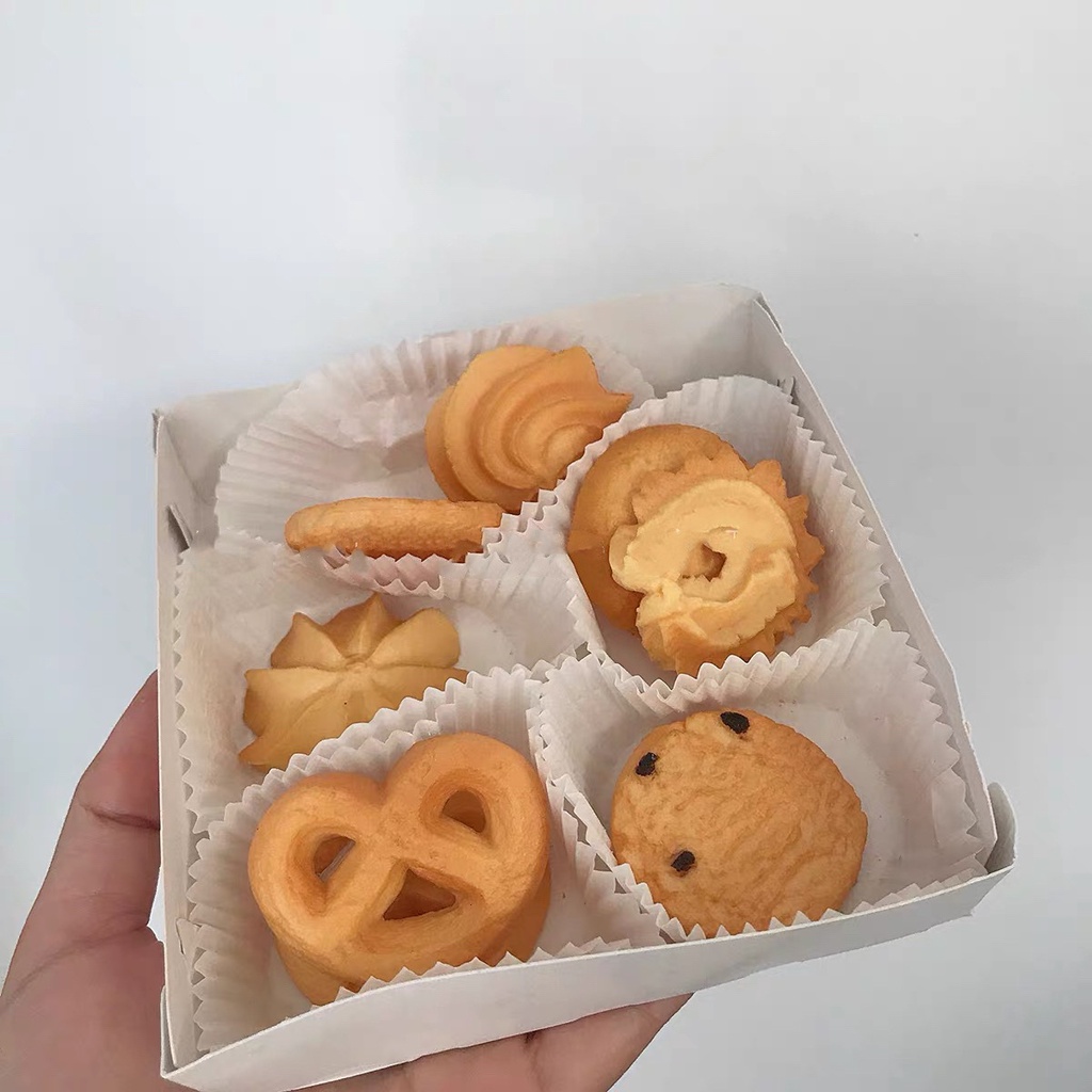 Dễ Thương Kẹp Tóc Hình Bánh Quy / Trái Cây / Gấu Màu Cam Thời Trang Cho Nữ