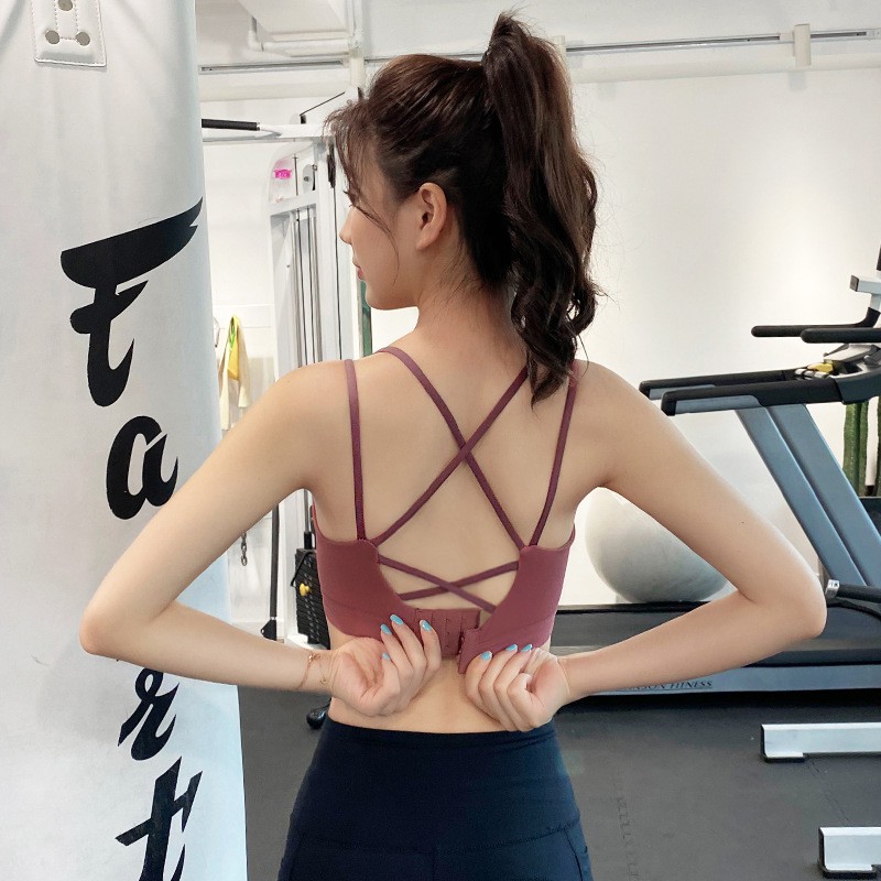 Áo Bra Tập Gym Yoga Thể Thao Dáng Croptop Nâng Ngực Sexy