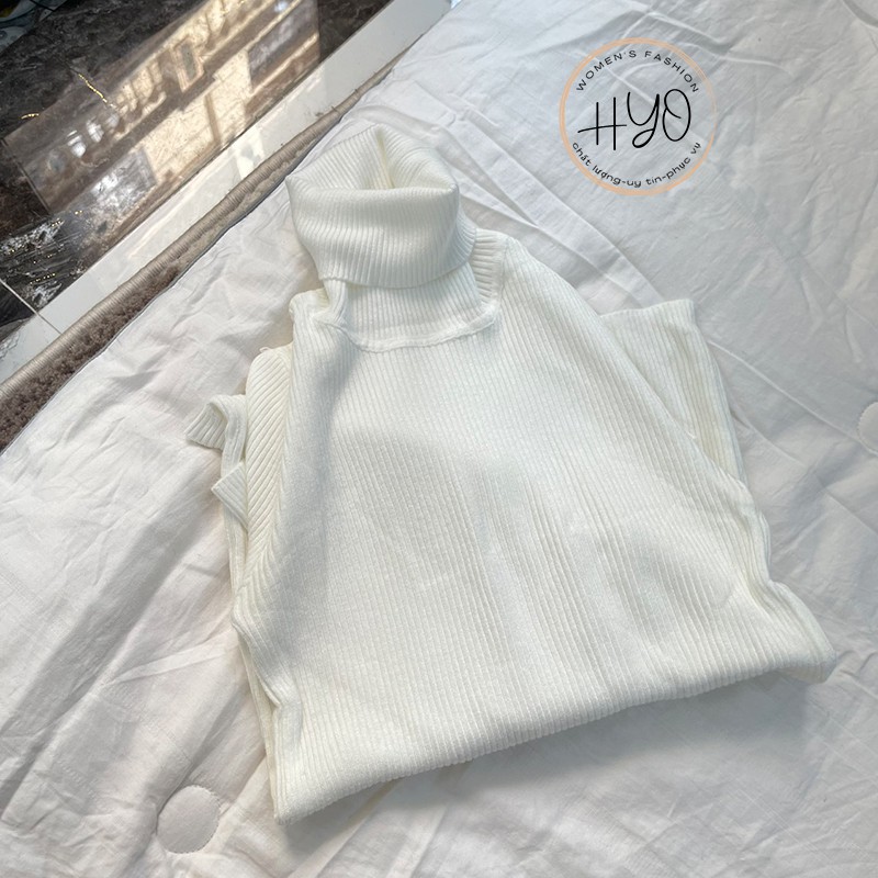Áo len nữ cổ lọ giữ nhiệt vải len tăm ôm dáng cổ cao Quảng Châu LM-2 | BigBuy360 - bigbuy360.vn