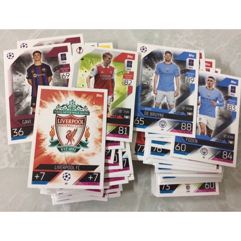 Set thẻ cầu thủ Match Attax 22/23