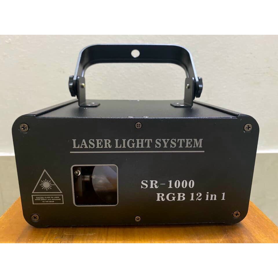 Đèn Laser 3D-1W 12in1 | Đèn Laser tạo hình | Đèn Laser Sân khấu| Vũ trường| Bay phòng| Phòng Karaoke