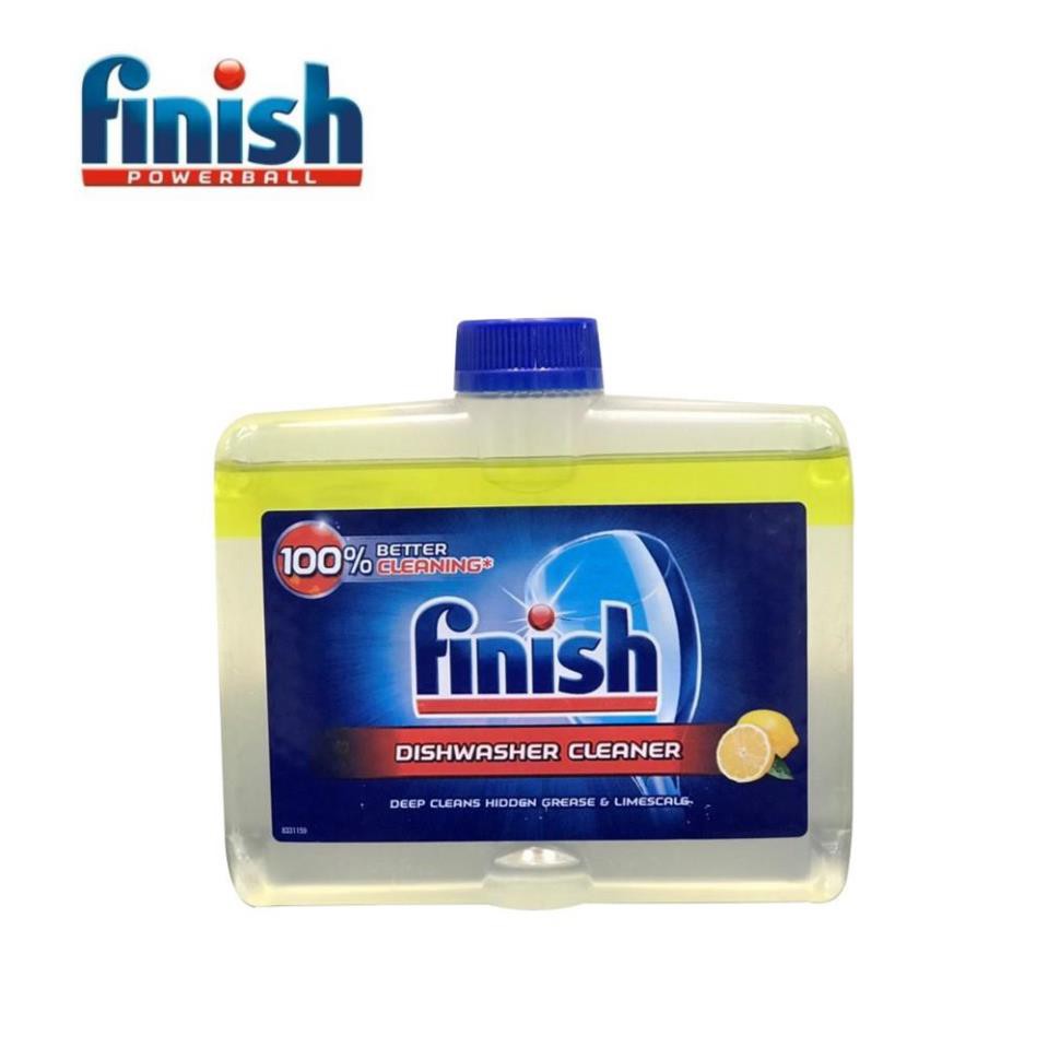 [CHÍNH HÃNG] Dung dịch vệ sinh chén bát Finish trong máy rửa bát 250ml (Khuyên dùng 3 tháng 1 lần).