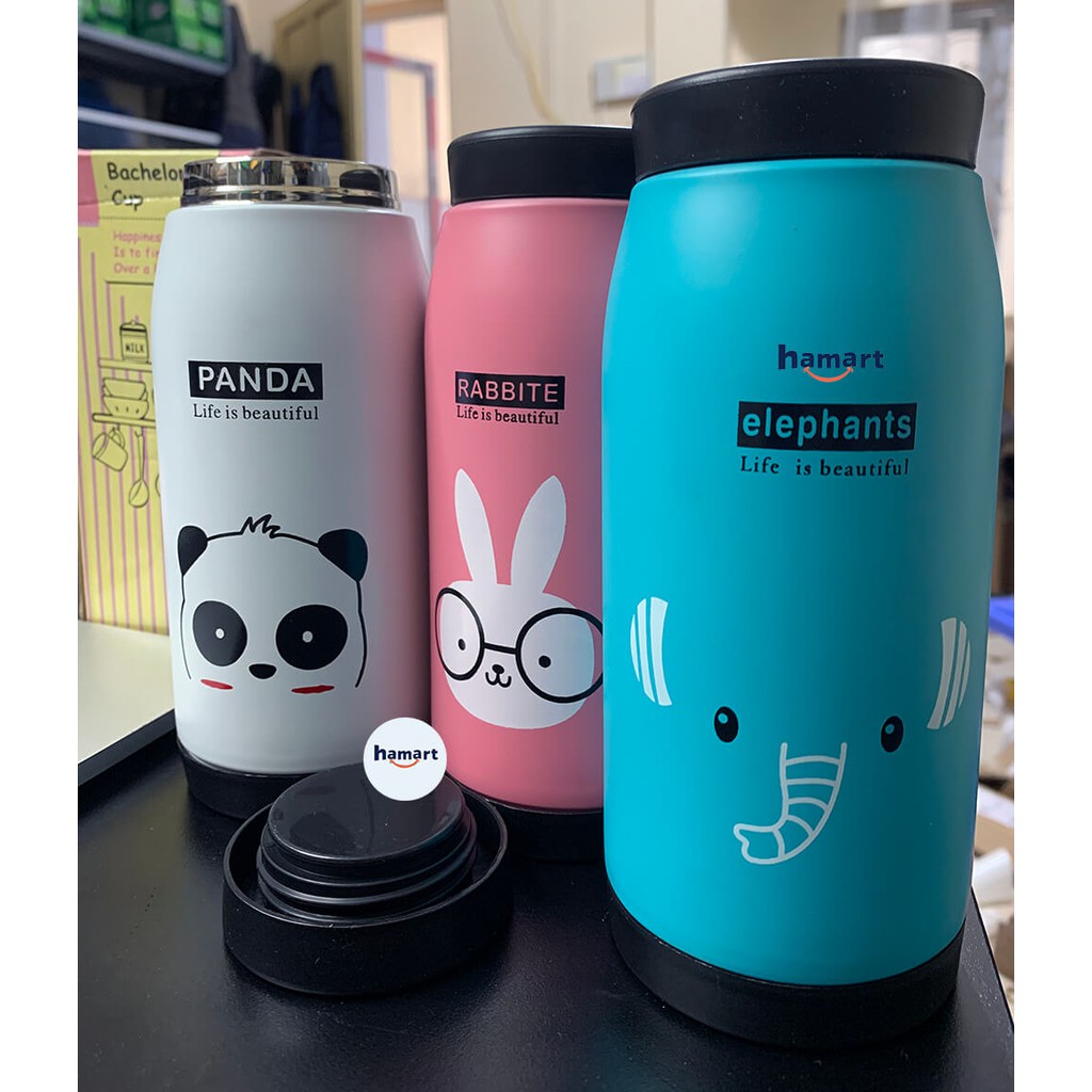 Bình Đựng Nước Giữ Nhiệt Hamart Bình Inox Giữ Nhiệt Đựng Trà Đựng Cafe 360ml Cao Cấp So Cute