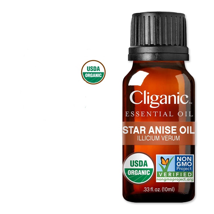 [Cliganic] Organic Star Anise Esential Oil - Tinh Dầu hồi sao hữu cơ 100% nguyên chất tự nhiên