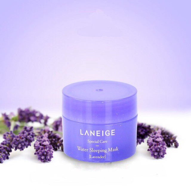 tuan070 Combo 4 Mặt Nạ Ngủ Hương Lavender Water Sleeping Mask minisize 15ml tuan070