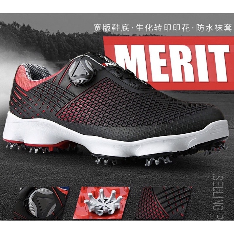 Giầy golf nam-PGM golf shoes men waterproof -p106