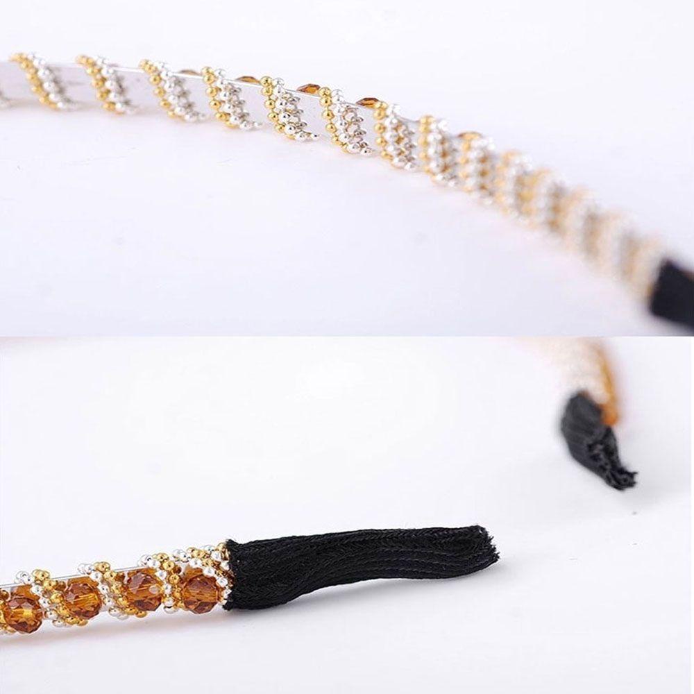 Dây Cột Tóc Kim Loại 1 Cái 4 Màu Tùy Chọn