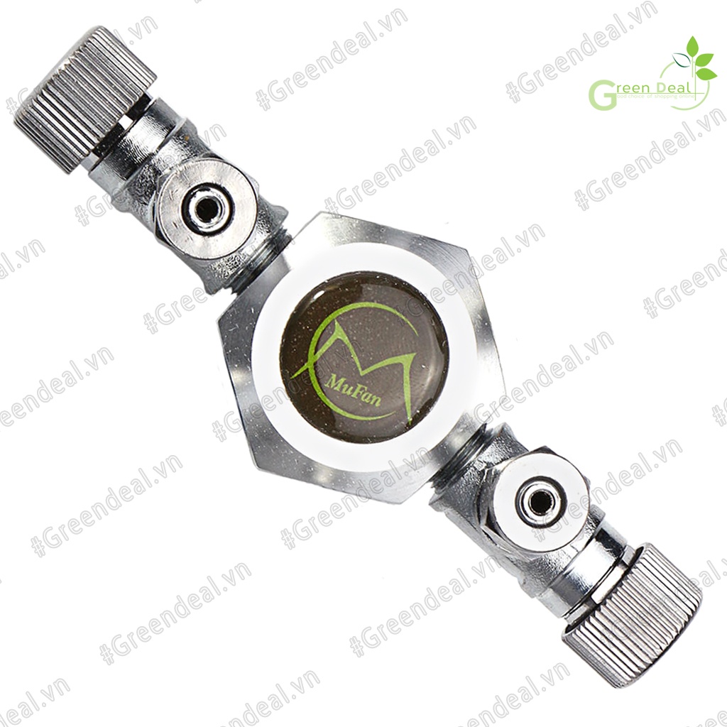 MUFAN - Van chia CO2 (2 vòi) | Phụ kiện CO2 cho hồ thủy sinh