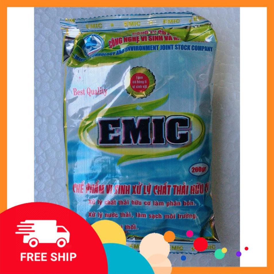 [FREESHIP] Chế phẩm vi sinh xử lý chất thải hữu cơ EMIC 200gr