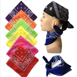 Hip-hop Bandana Tóc Khăn Bò Bé Trai Cổ Quấn Paisley Biker Cổ Đầu Mặc