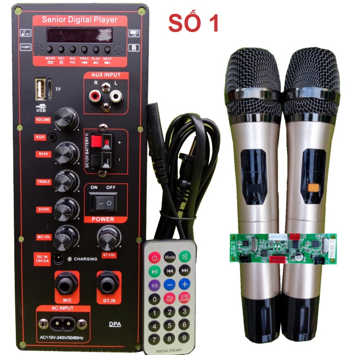 [Mã 155ELSALE giảm 7% đơn 300K] Mạch loa kéo HA8622 nguồn xung kèm micro
