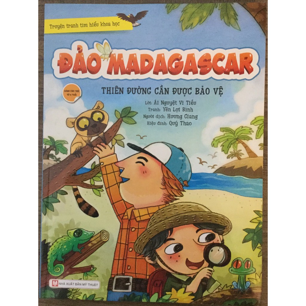 Sách - Truyện tranh tìm hiểu khoa học - Đảo Madagascar