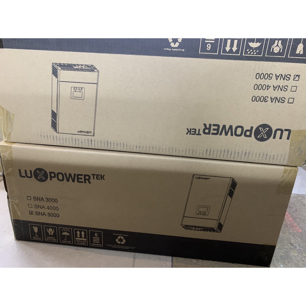 Inverter độc lập & hòa lưới biến tần Hybrid Luxpower 5kW SNA 5kw tặng bộ tủ điện