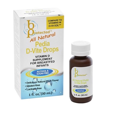 Thực Phẩm Bảo Vệ Sức Khỏe Bổ Sung Vitamin D Cho Trẻ, Chống Còi Xương Pedia D-Vite Drops (Chai 30ml)
