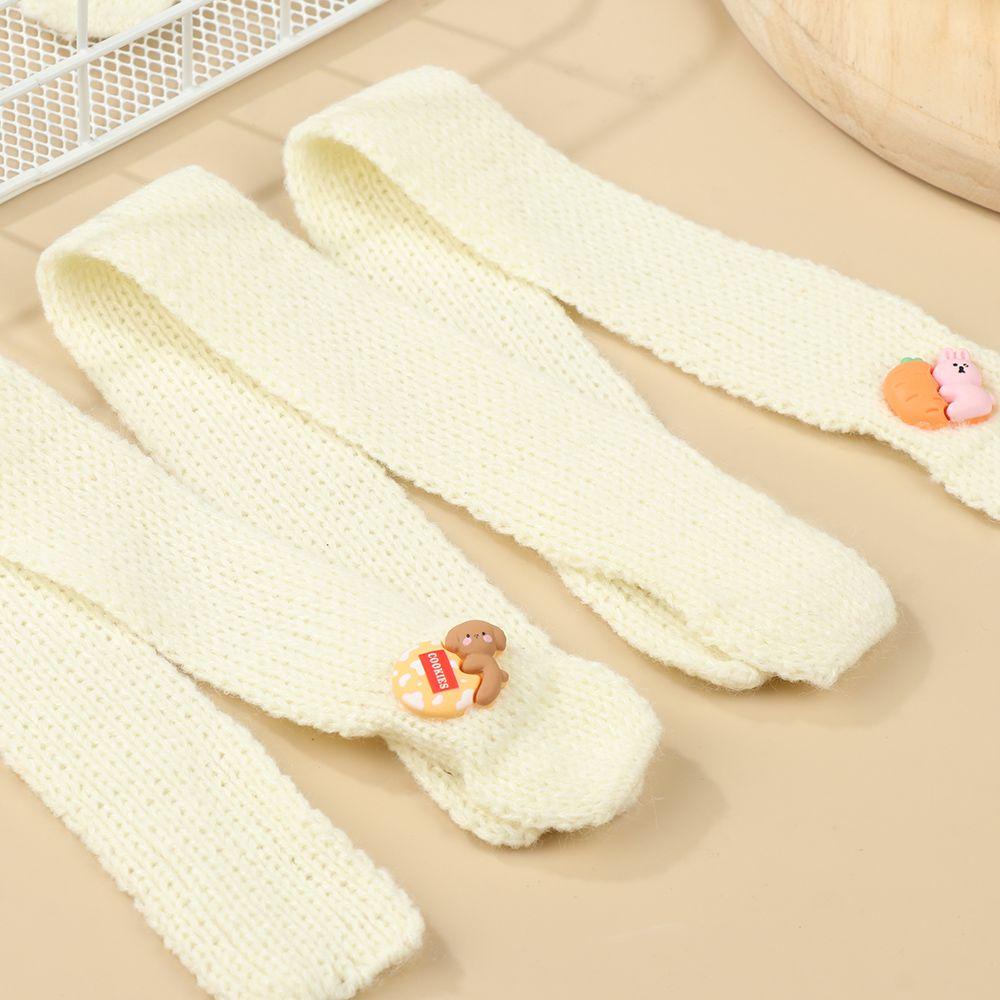 Cuộn Len Màu Cầu Vồng Làm Khăn Choàng Cho Búp Bê