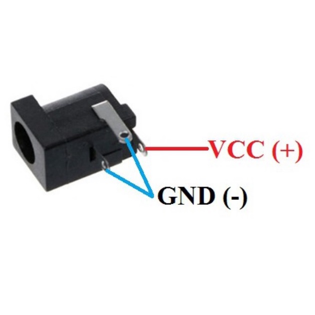 JACK DC 5.5-2.1mm Hàn mạch