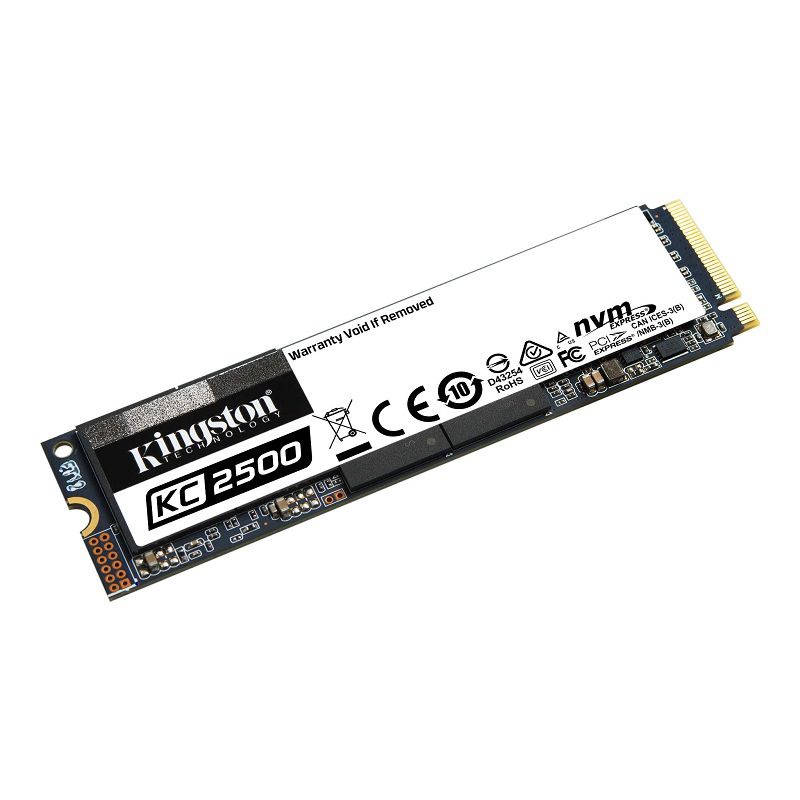 Ổ Cứng SSD Kingston KC2500 M.2 PCIe Gen3 x4 NVMe 500GB 2280 Read 3.500 White 2.500MB/s / 375k/300k IOPS | BigBuy360 - bigbuy360.vn