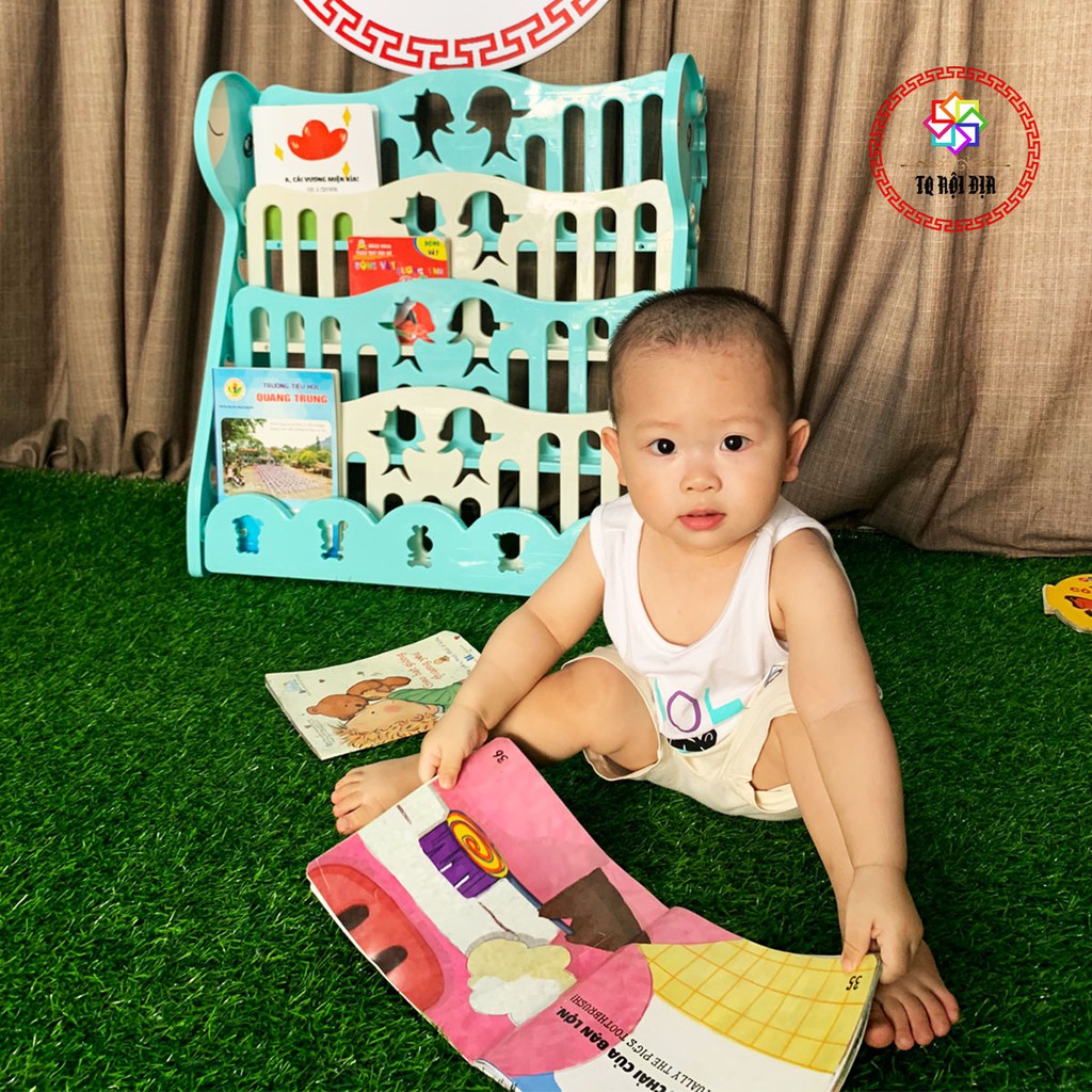 [CHỌN MÀU]Giá Sách Thông Minh - Giá Sách Cho Bé | BigBuy360 - bigbuy360.vn