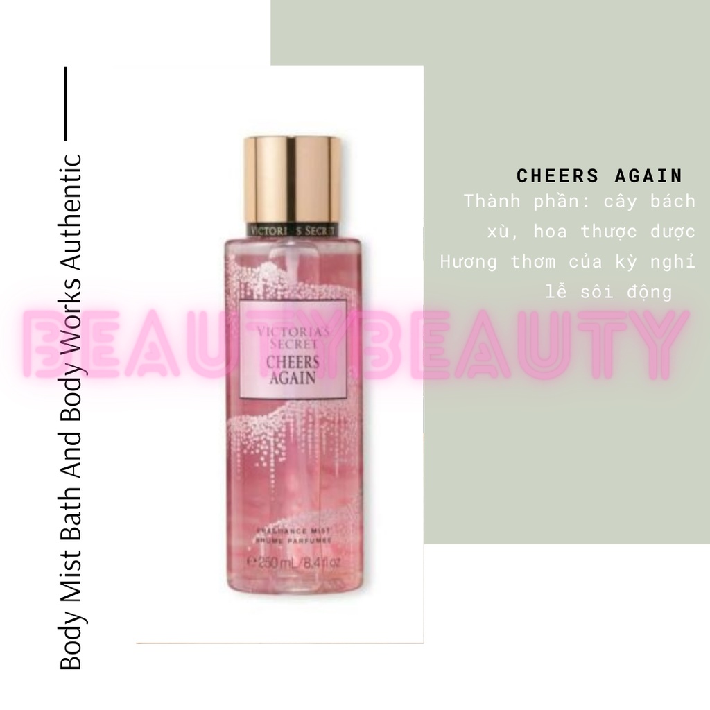 🎀 Xịt thơm toàn thân Victoria's Secret CHEERS AGAIN