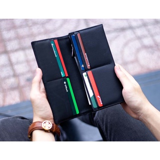 Ví dài Unisex Midas Handcrafted Wallet Đen