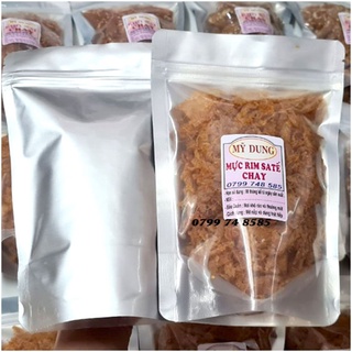 Mực rim sa tế chay 200gr _ nhà làm date 6 tháng