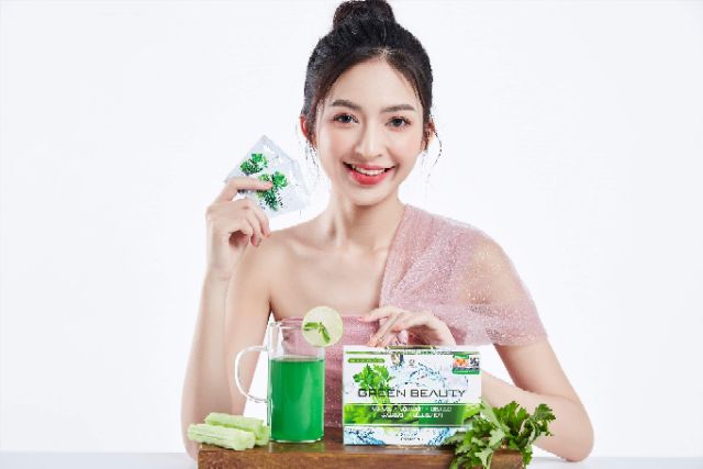 [ HÀNG CHÍNH HÃNG ] NƯỚC ÉP TINH CHẤT CẦN TÂY GREEN BEAUTY - 1 HỘP 32 GÓI CÓ TEM BẢO HÀNH | BigBuy360 - bigbuy360.vn