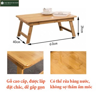 Bàn học gỗ gấp gọn - Bàn làm việc tiện lợi - Chất liệu gỗ thông cao cấp - Bàn học, làm việc tiện lợi - Chất liệ