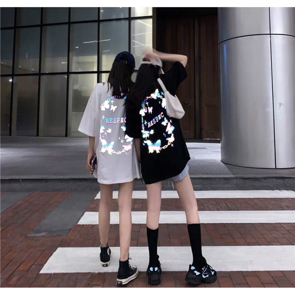 Áo thun phản quang nam nữ siêu hot Respect