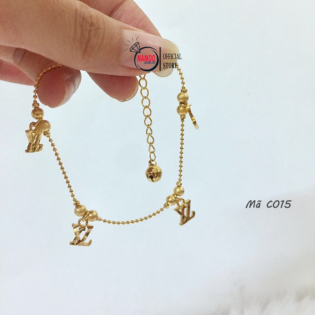 Lắc Chân Titan Nữ C015 Bền Màu Không Đen Rỉ Namoo Jewelry