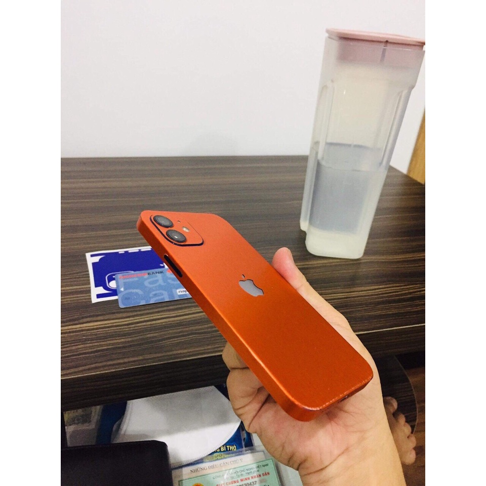 Miếng Dán Skin chống xước  Full viền Dòng iphone 6 Đến 12pro max, có đủ mào để lựa chọn