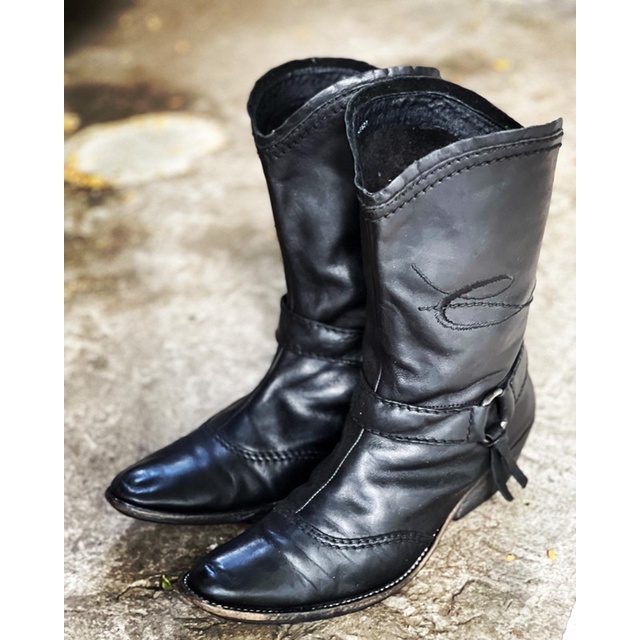 Bốt cao bồi da thật 100% made in Mexico size 39-40 | BigBuy360 - bigbuy360.vn