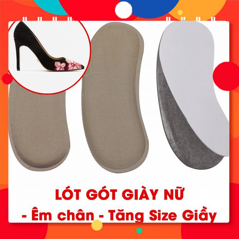 Lót Gót Giày Cao Gót, Giày Thể Thao Nam Nữ - Chống Đau, Chống Trầy Chân (1 Túi 2 Miếng)