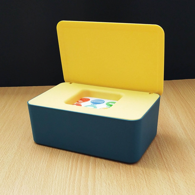 Hộp đựng khăn giấy ướt nắp lật chống bụi đa năng cho nhà ở/văn phòng | BigBuy360 - bigbuy360.vn