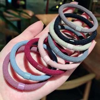 Dây Cột Tóc Co Giãn Nhiều Màu Sắc Phong Cách Hàn Quốc