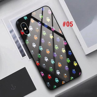 Ốp lưng kính Samsung Galaxy Note 8 Note 9 Note 10 Note 10 Plus in hình AMONG US