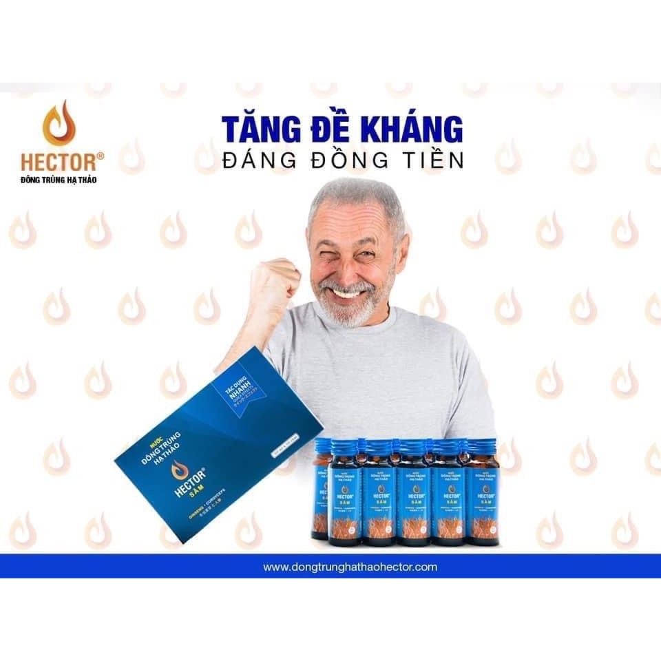 [Mã 77FMCGSALE giảm 8% đơn 500K] (CHÍNH HÃNG) 01 Hộp nước Đông Trùng Hạ Thảo Hector Sâm (10 chai/ hộp) | BigBuy360 - bigbuy360.vn